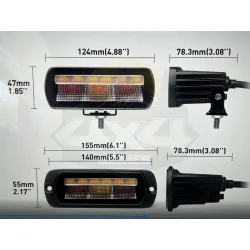 Wielofunkcyjna lampa LED - Homologacja E9